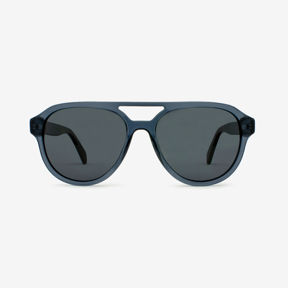 Manis Glacier Blue Steel Front - Sunglasses