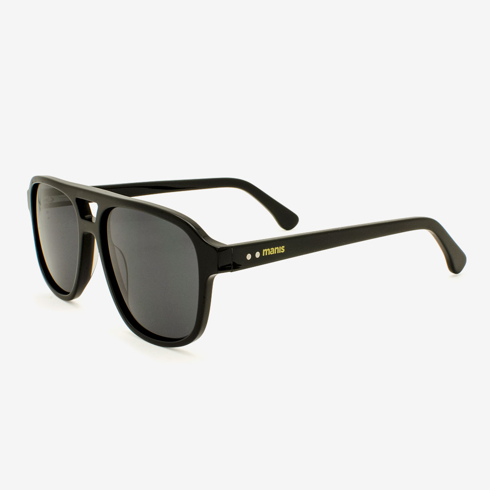 Manis Haines Black Angled - Sunglasses