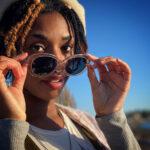 Manis Polarized Women's Sunglasses - Whitney in Lemonade