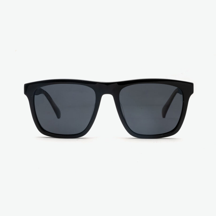 Manis Optics Kirkwood in Black Polarized Sunglasses for Men and Women