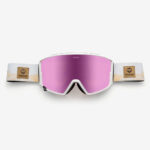 V1 Goggle White - Pink