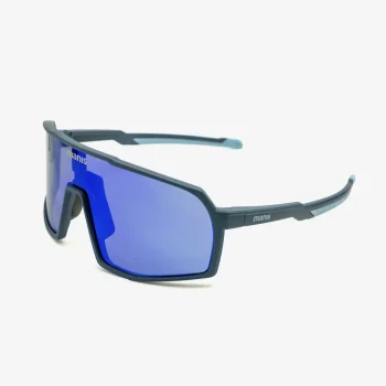 Manis Tokul Mountain Bike eyewear protection - Blue and Light Blue with Blue MIrrored lens
